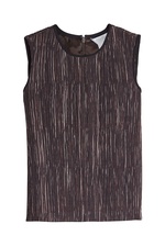 Pleated Crepe Sleeveless Top by Max Mara