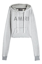 Distressed Hoody with Cotton by Amiri