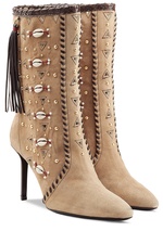 Embellished Bohemia Suede Boots by Tamara Mellon