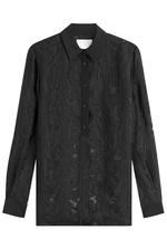 Embroidered Silk Blouse by Jason Wu