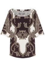 Printed Jersey Top by Etro