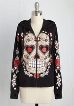 Salud, Prost, Skull Hoodie by Silver Stop