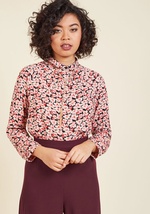 Put It to the Best Floral Top by Emily and Fin LTD