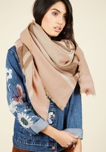 Third Time's a Warm Plaid Scarf by Ana Accessories Inc