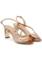 Maeva Pearl Metallic Sandals by Nicholas Kirkwood