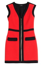 Colorblock Cocktail Dress by Balmain