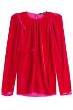 Velvet Blouse by Derek Lam