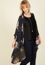 Open Mic After-Party Floral Jacket by Everly Clothing