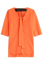 Tate Wool Top with Cut-Out by Jil Sander