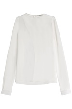 Blouse with Sheer Insert by Mugler