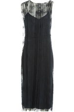 Slip Dress with Lace Overlay by Nina Ricci