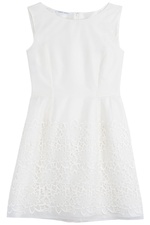Silk-Cotton Dress by Alberta Ferretti
