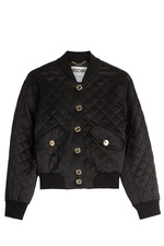 Quilted Bomber Jacket by Moschino