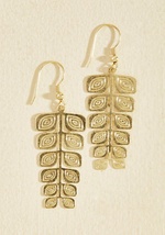 Fronds Come First Earrings by Mata Traders