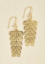 Fronds Come First Earrings by Mata Traders