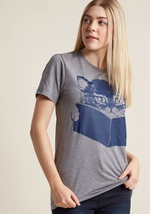 Literary Mews Graphic Tee by Kin Ship