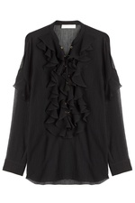 Ruffled Front Cotton Blouse by Chloe