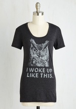 Look Hoot's Talkin' T-Shirt by HEADLINE SHIRTS