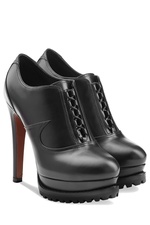 Leather Platform Oxfords by Alaia