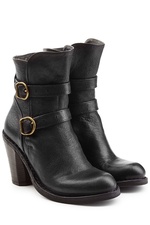 Leather Double Strap Ankle Boots by Fiorentini + Baker