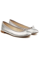 Cendrillon Metallic Leather Ballerinas by Repetto