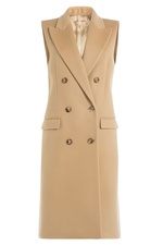 Virgin Wool Vest with Cashmere by Michael Kors