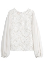 Floral Lace Blouse by Giambattista Valli
