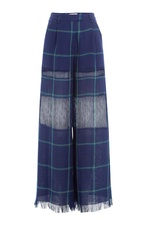 Wide Leg Linen Pants by MSGM