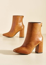 Minute by Minimalist Block Heel Boot in Chestnut by DOLCE BY MOJO MOXY