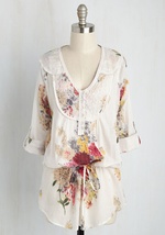 Pastoral and Present Tunic by MAGAZINE CLOTHING CO., INC.