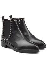 Leather Chelsea Boots with Studded Trim by Steffen Schraut