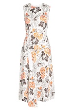 Printed Silk-Blend Dress by Victoria Beckham