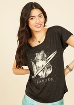 Cat's Outta This World T-Shirt by Choke Shirt Company