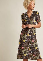 Louche Teatime Toast Midi Dress by Louche