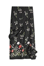 Embroidered Slip Dress with Cut-Out Front by Marques' Almeida