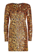 Sequinned Mini Dress by Balmain