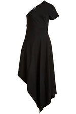 One Shoulder Slashed Dress by Rosetta Getty