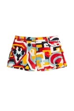 Printed Silk Shorts by Dsquared2