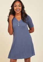 Everywhere Flair T-Shirt Dress by Sweet Claire Inc.
