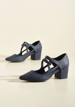 Fete as a Fiddle Block Heel in Navy by Coconuts by Matisse