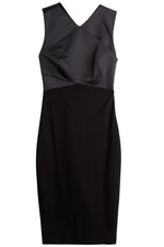 Satin and Jersey Dress by Jason Wu