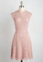 Celebrate Success Lace Dress in Petal by Liza Luxe Collection