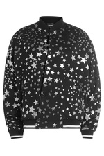 Printed Cotton Bomber Jacket by Just Cavalli