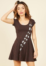For Sidekicks and Giggles Skater Dress in Chewie by Mighty Fine/Public Library