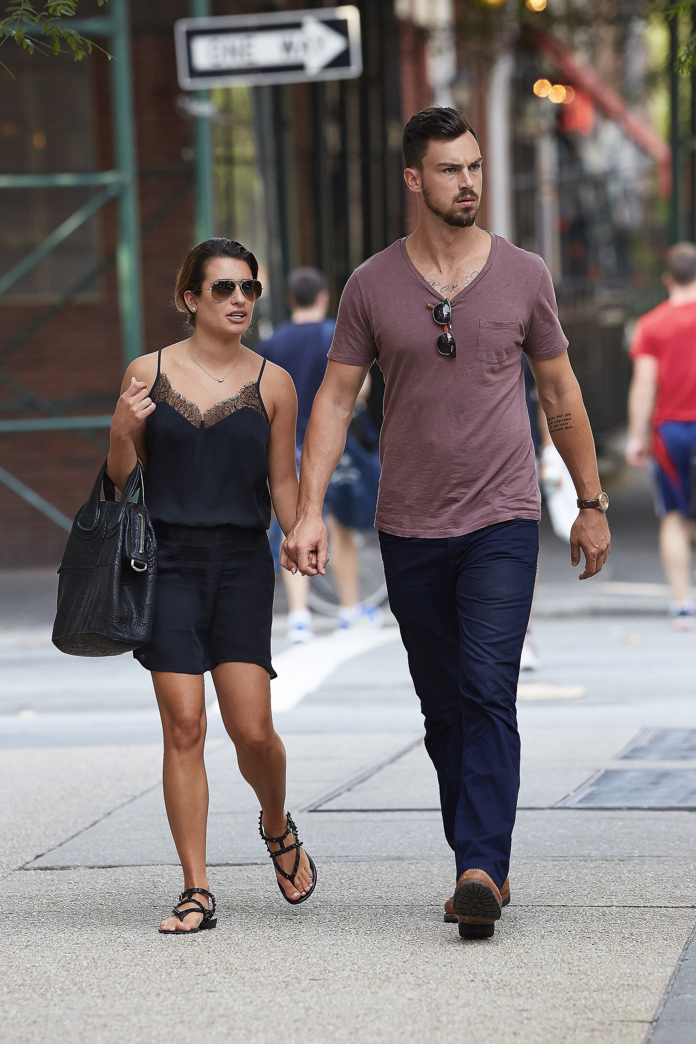 Lea Michele in New York with her Boyfriend submitted by Canary + Rook