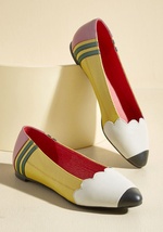 Pencil Me In Leather Flat by Jeffrey Campbell