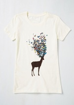 That's My Final Antler Tee by Fuzzy Ink