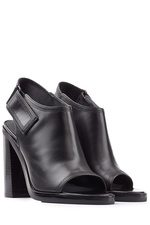 Charisse Stacked Heel Leather Sandals by Alexander Wang