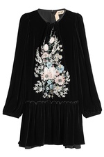 Printed Velvet and Silk Dress by N°21