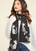 Ever the Ailurophile Scarf by Alice Hannah London